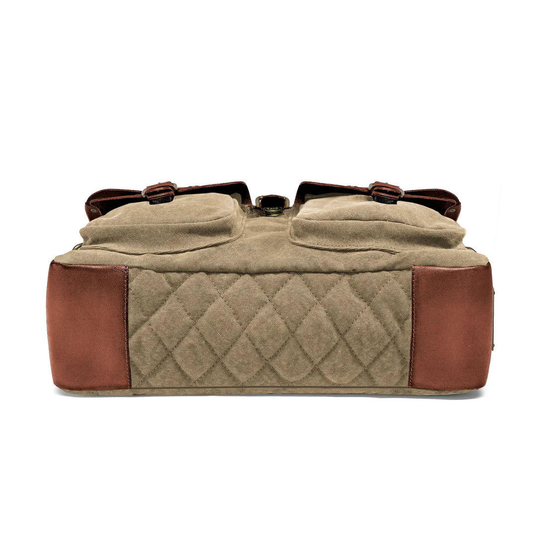 DRAKENSBERG Messenger Bag »Milo« Khaki-Beige