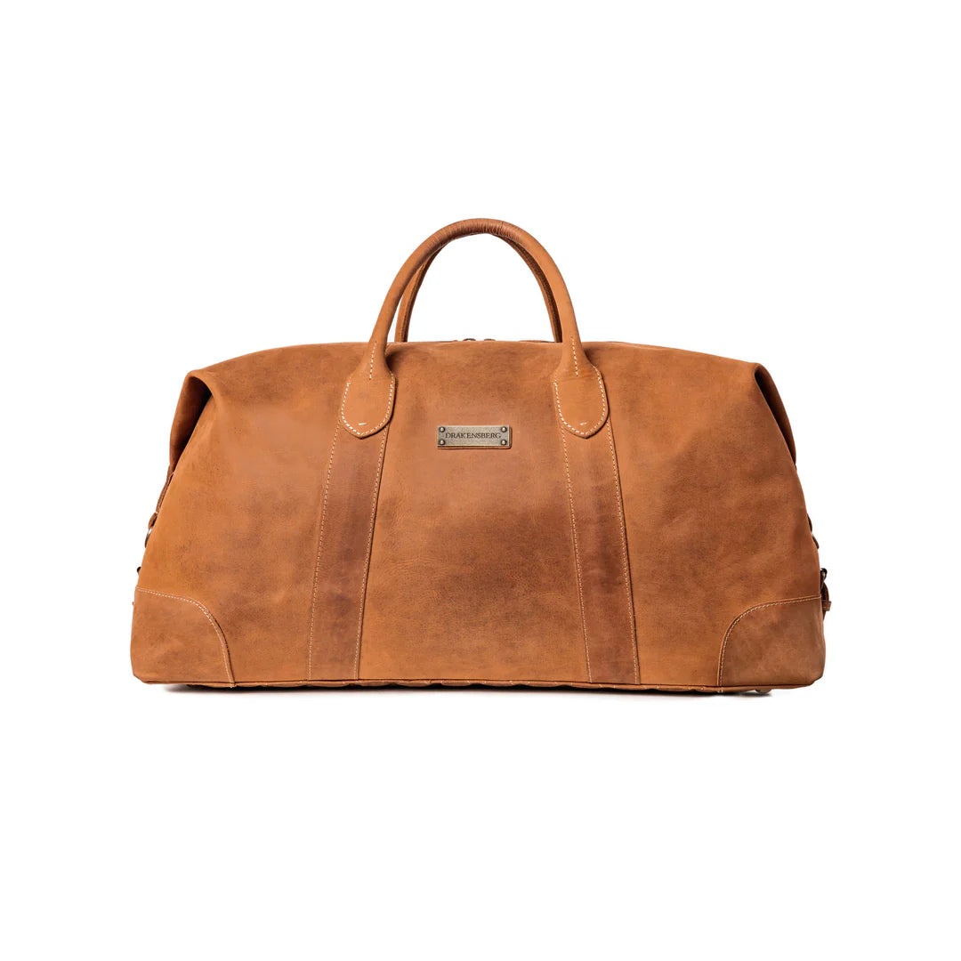 DRAKENSBERG Duffle bag »David« L Cognac-Brown