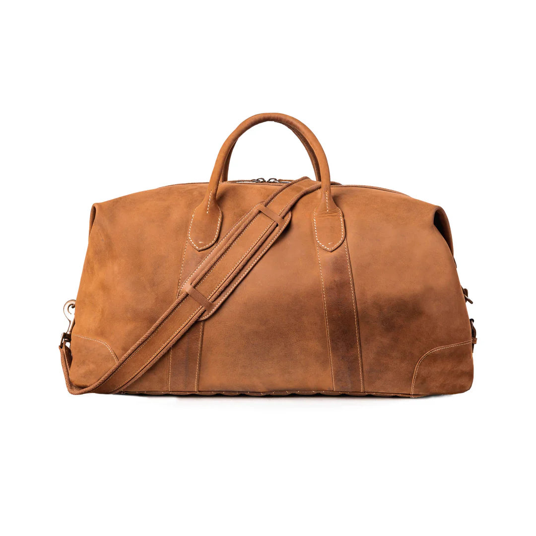 DRAKENSBERG Duffle bag »David« L Cognac-Brown