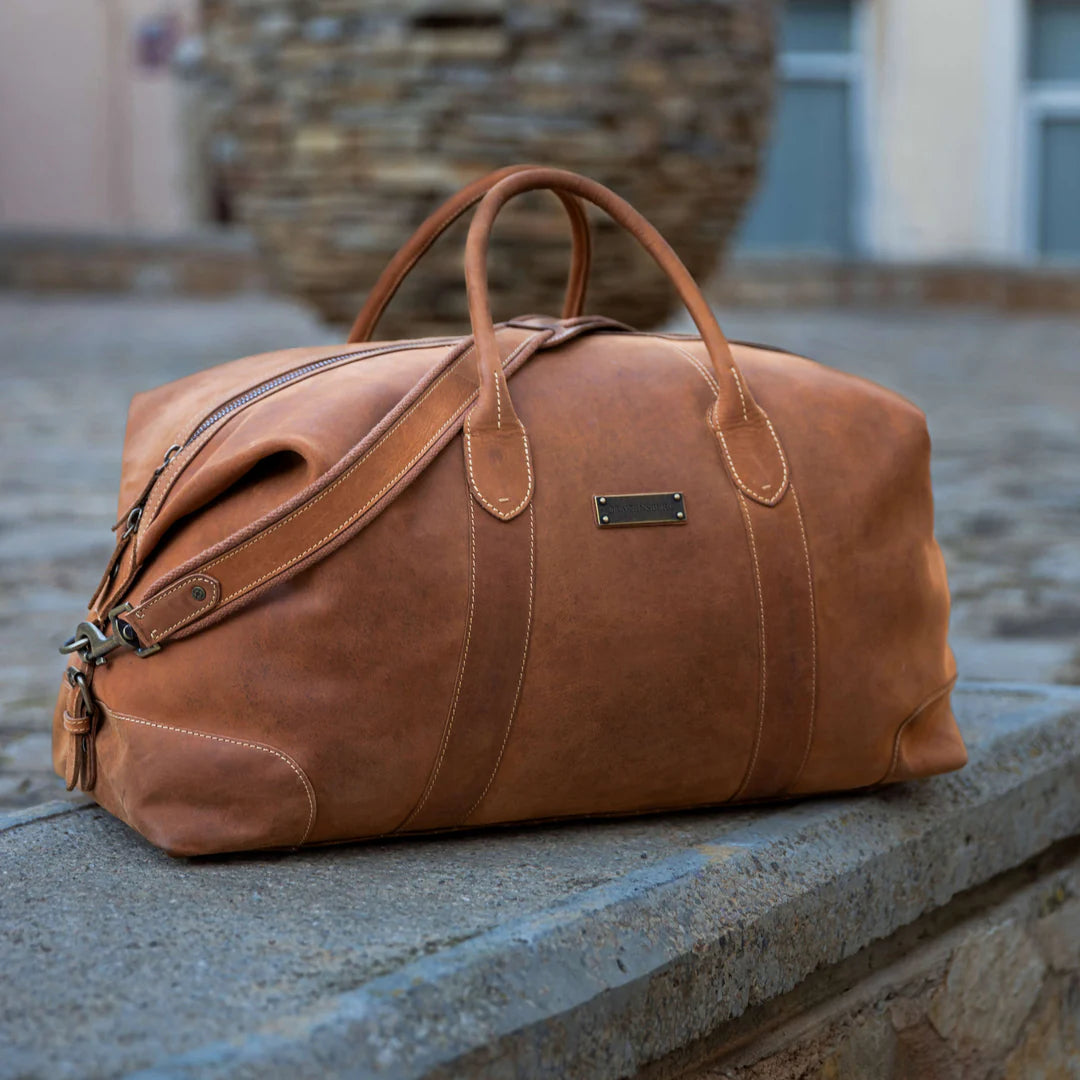 DRAKENSBERG Duffle bag »David« L Havana-Brown