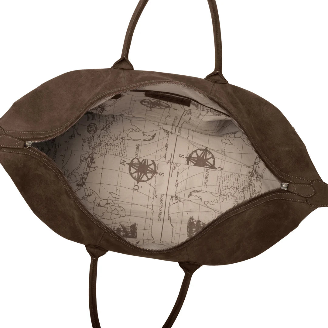 DRAKENSBERG Duffle bag »David« L Coffee-Brown