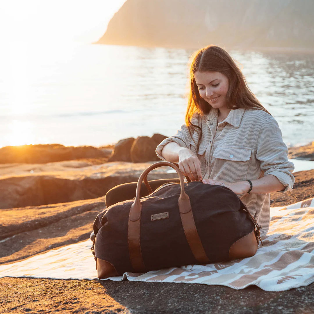 DRAKENSBERG Duffle bag »David« L Navy-Blue