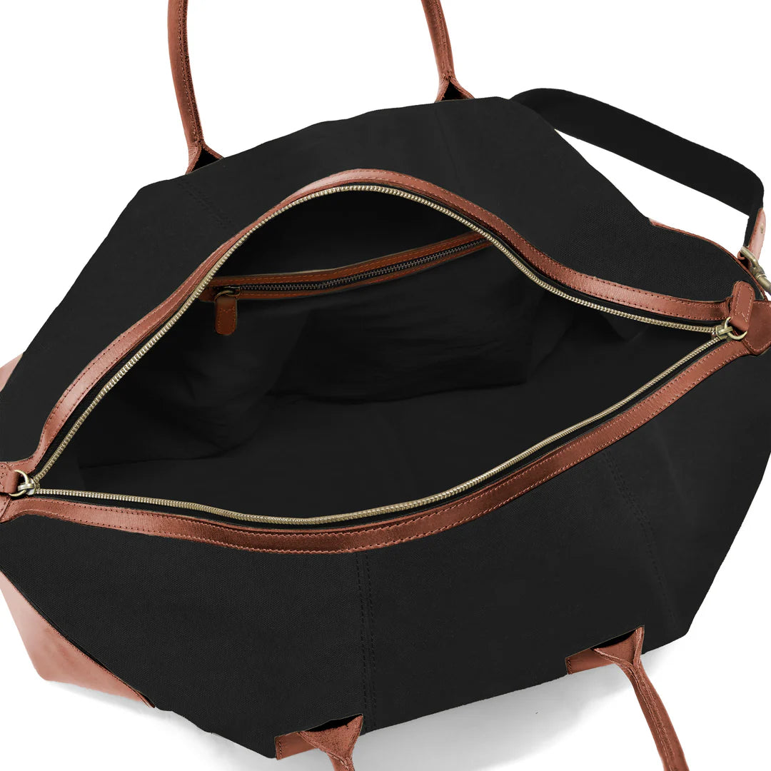 DRAKENSBERG Duffle bag »David« L Black-Tan