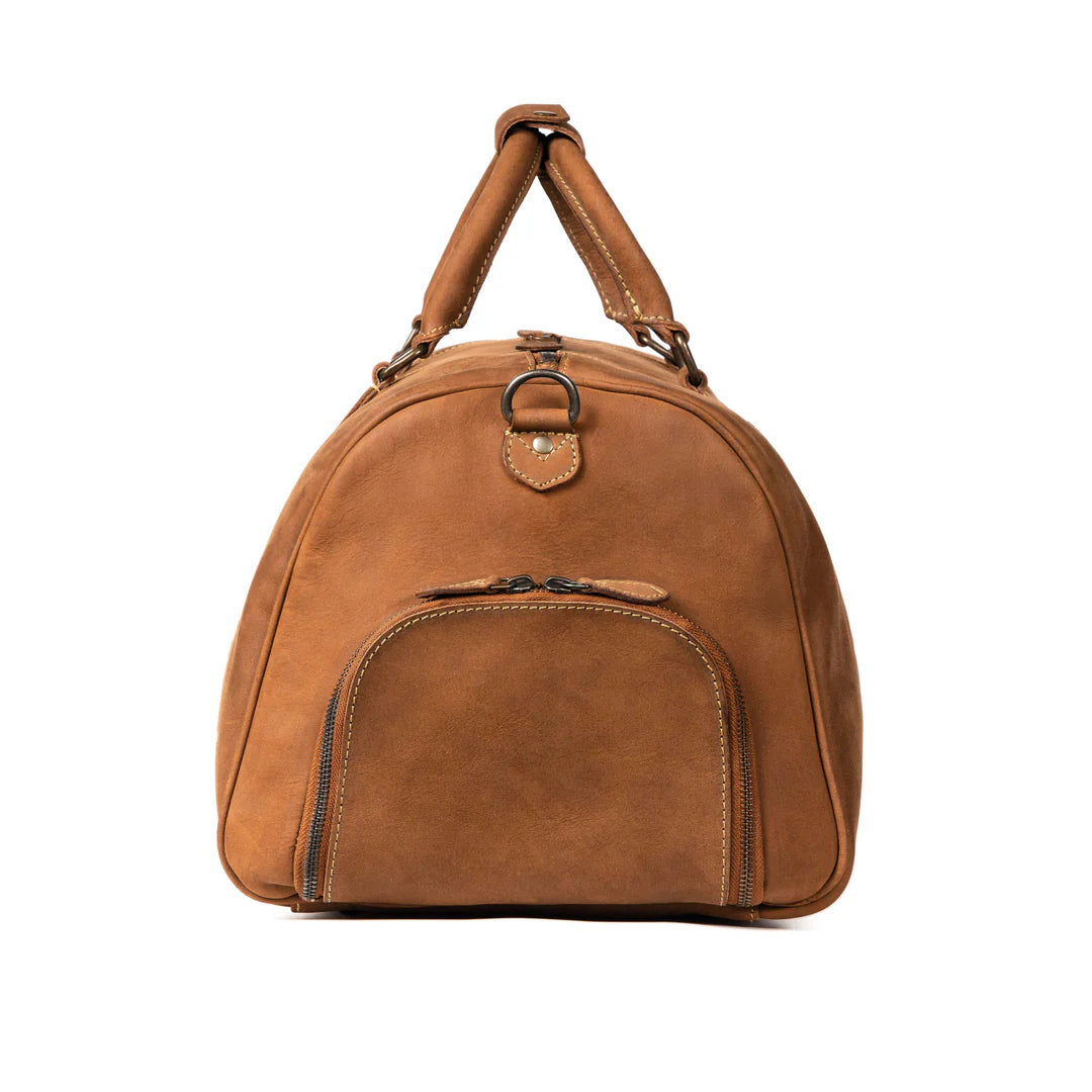 DRAKENSBERG Duffle bag »Finn« Cognac-Brown