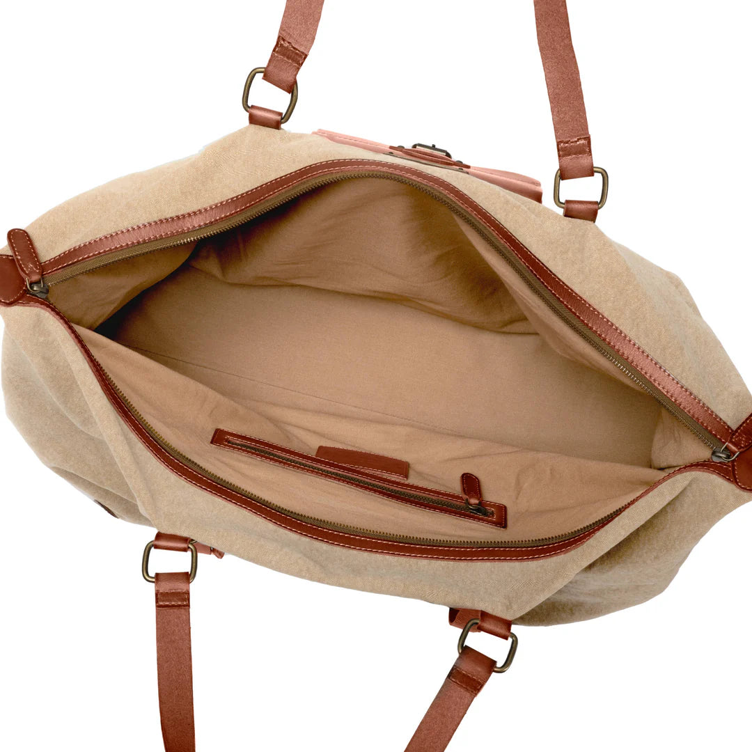 DRAKENSBERG Duffle bag »Sam« Khaki-Beige