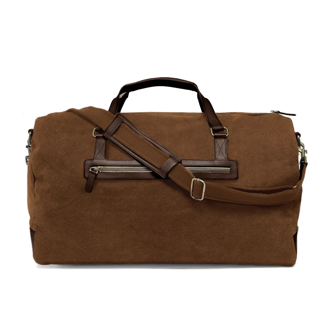 DRAKENSBERG Set/2 Travel bag »Steve« & Toiletry Bag »Sid« Umbra-Brown