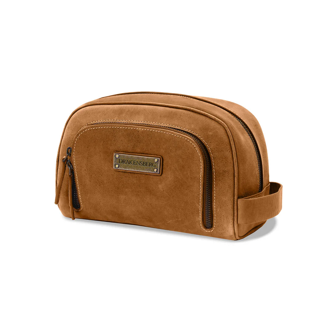 DRAKENSBERG Dopp Kit »Ben« Cognac-Brown