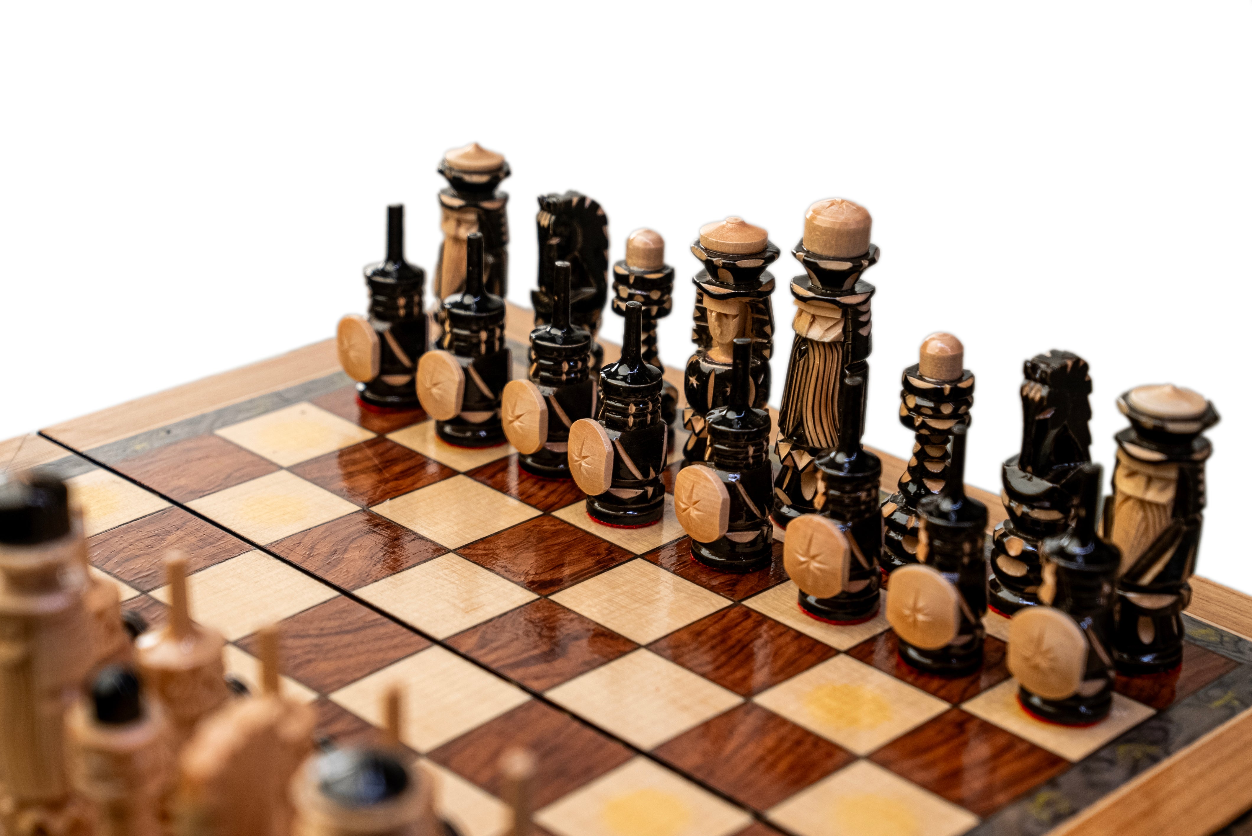 Russian Luxury Wood Chess Set