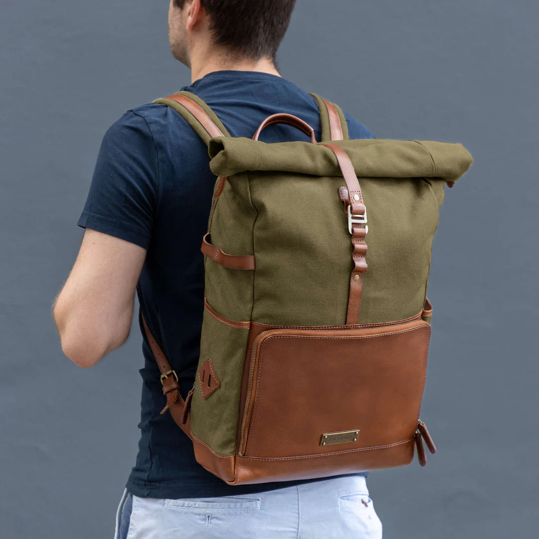 DRAKENSBERG Backpack »Arthur« Olive-Green