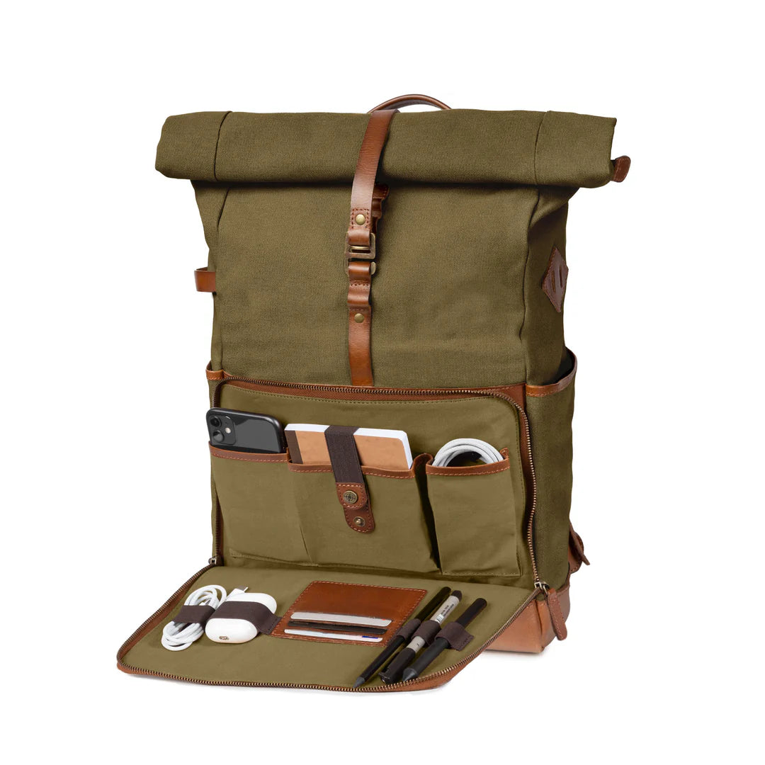 DRAKENSBERG Backpack »Arthur« Olive-Green