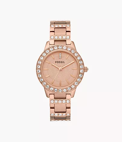 Fossil Jesse Rose-Tone Stainless Steel Watch - ES3020