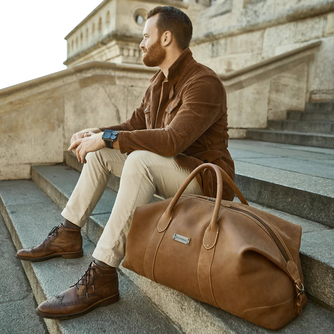 DRAKENSBERG Duffle bag »David« L Havana-Brown