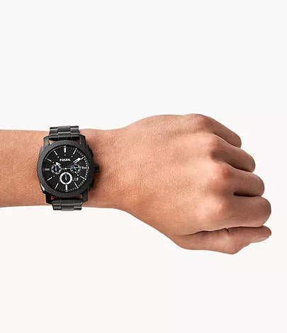 Fossil Machine Chronograph Black Stainless Steel Watch