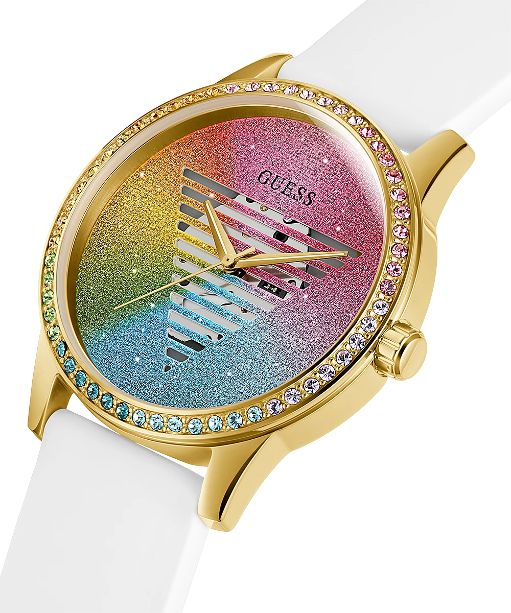 GUESS PRIDE LIMITED EDITION OMBRE SILICONE WATCH