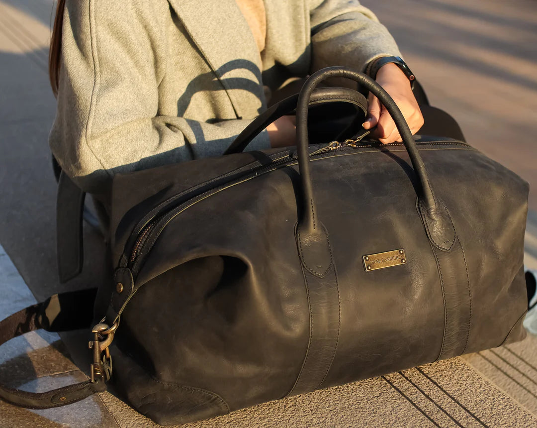 DRAKENSBERG Duffle bag »David« L Vintage-Black