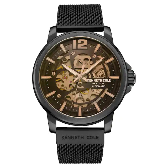 Kenneth Cole Black Dial Automatic Watch for Men