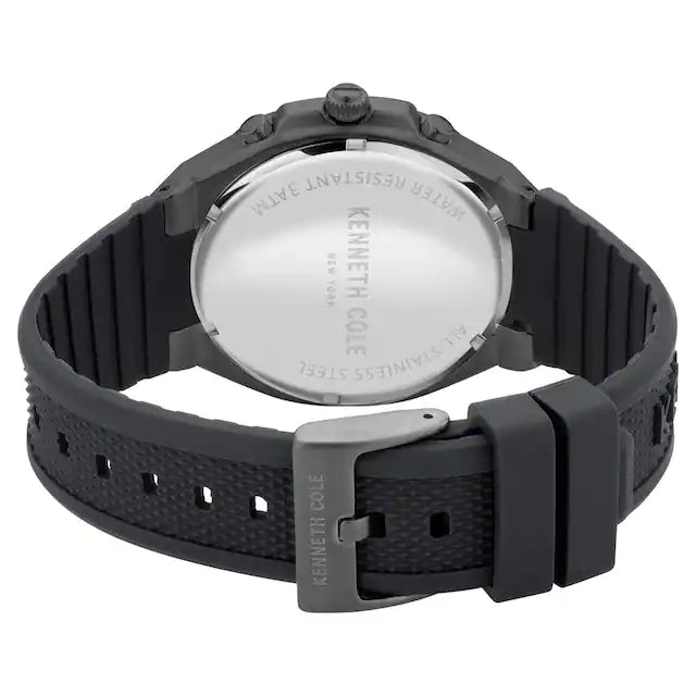 Kenneth Cole Black Dial Chronograph Watch