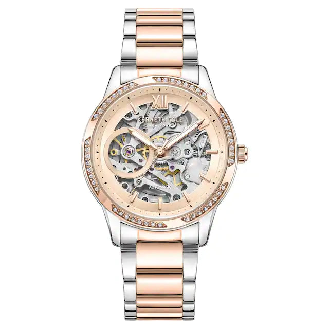 Kenneth Cole Rose Gold Dial Automatic Watch for Women