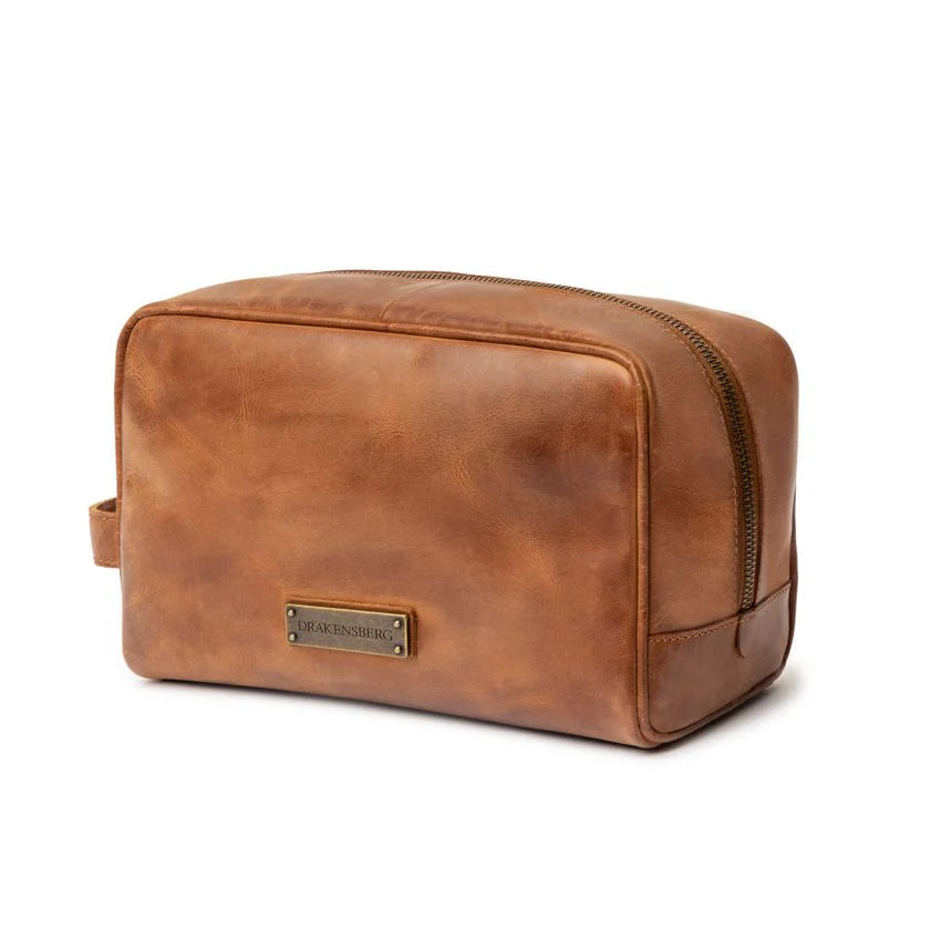 DRAKENSBERG Dopp Kit »Theo« Cinnamon-Brown