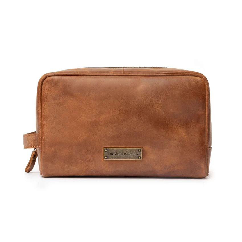 DRAKENSBERG Dopp Kit »Theo« Cinnamon-Brown