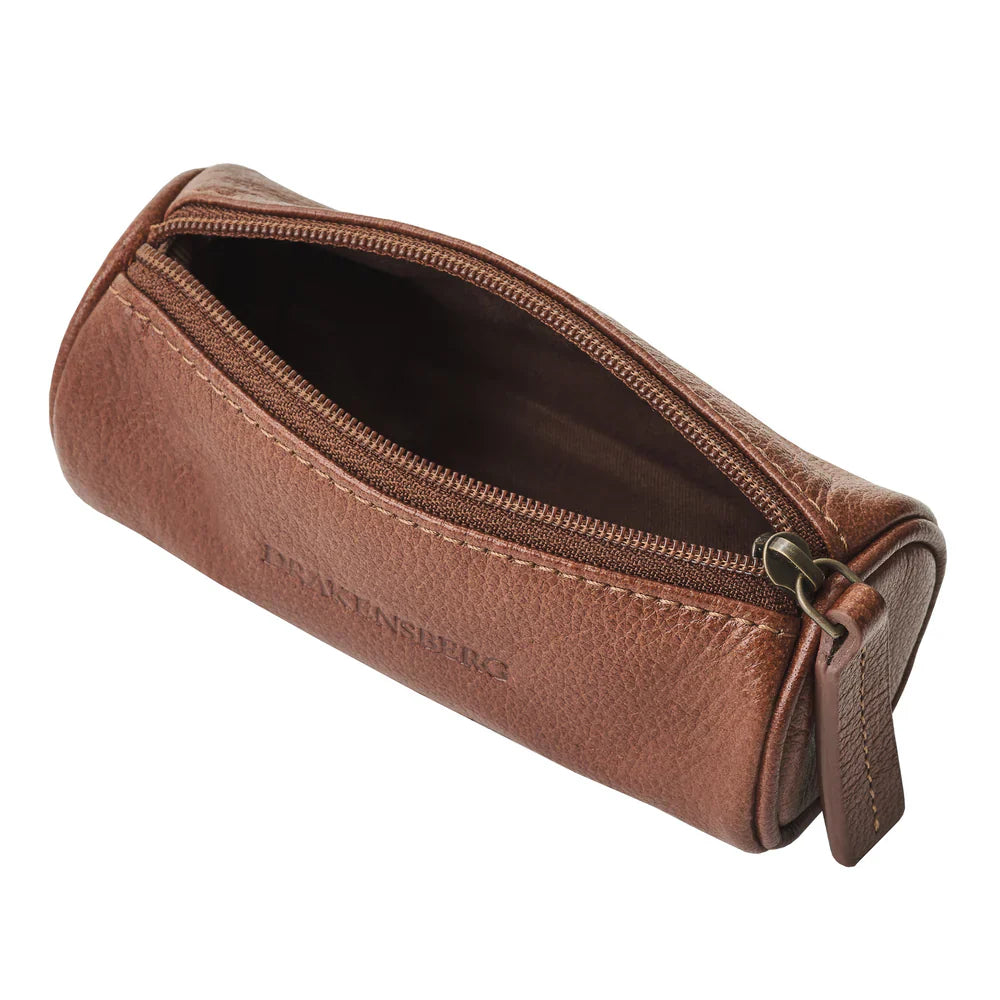 DRAKENSBERG Golf Ball Case »Birdie« Chestnut-Brown