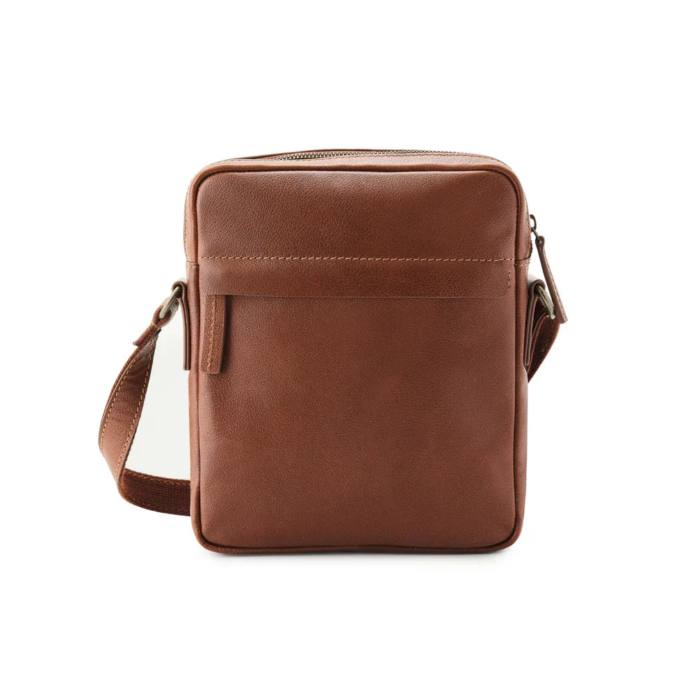 DRAKENSBERG Shoulder Bag »Carlo« Chestnut-Brown