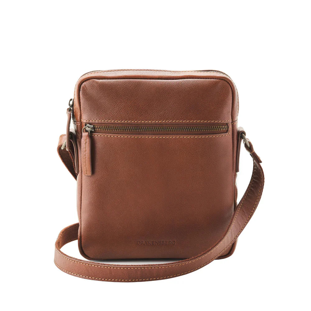 DRAKENSBERG Shoulder Bag »Carlo« Chestnut-Brown