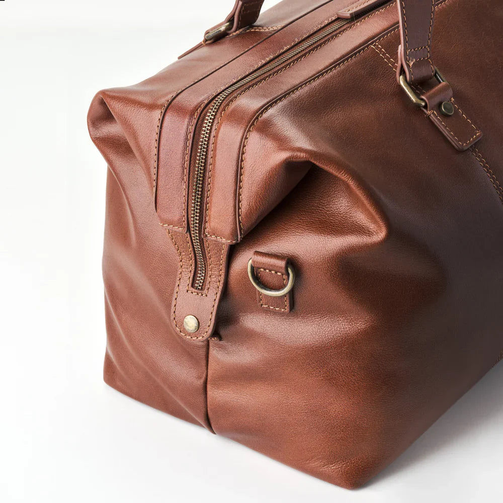 DRAKENSBERG Travel Bag »Enzo« Chestnut- Brown