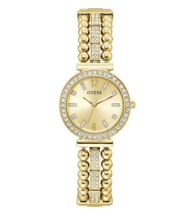 Guess Watch Analog Champagne Dial Women's