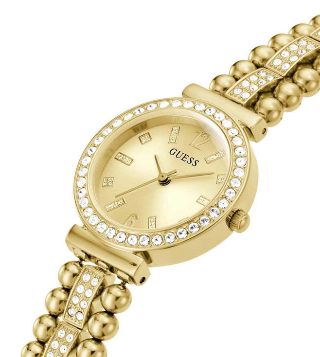 Guess Watch Analog Champagne Dial Women's