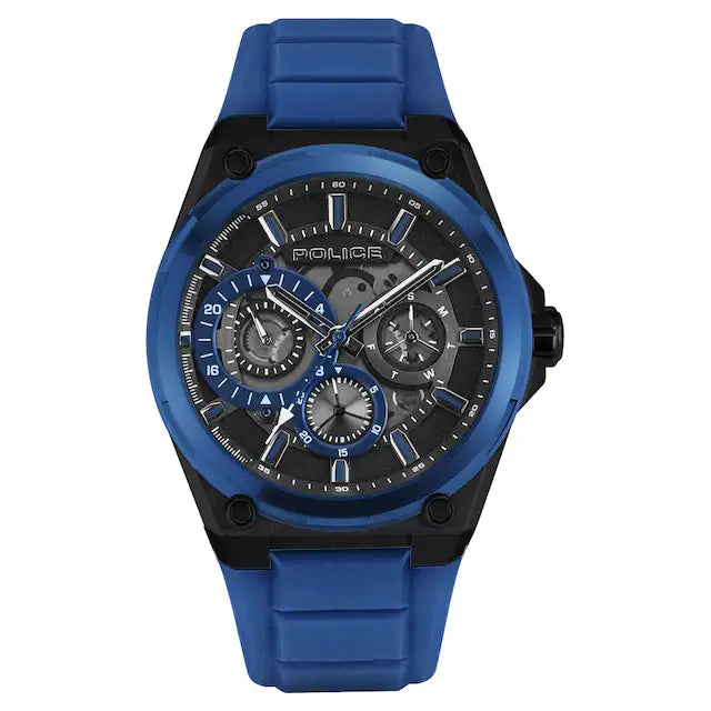 Police Multifunction Black Dial Watch for Men