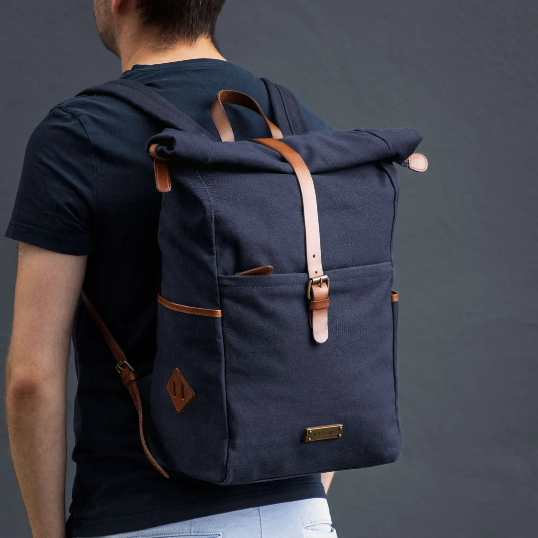 DRAKENSBERG Backpack »Archie« Navy-Blue