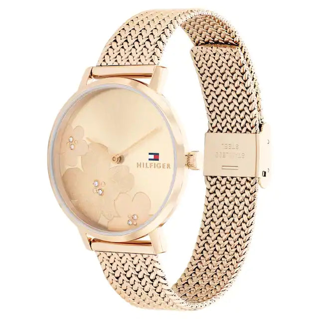 Tommy Hilfiger Rose Gold Dial Quartz Analog Watch for Women