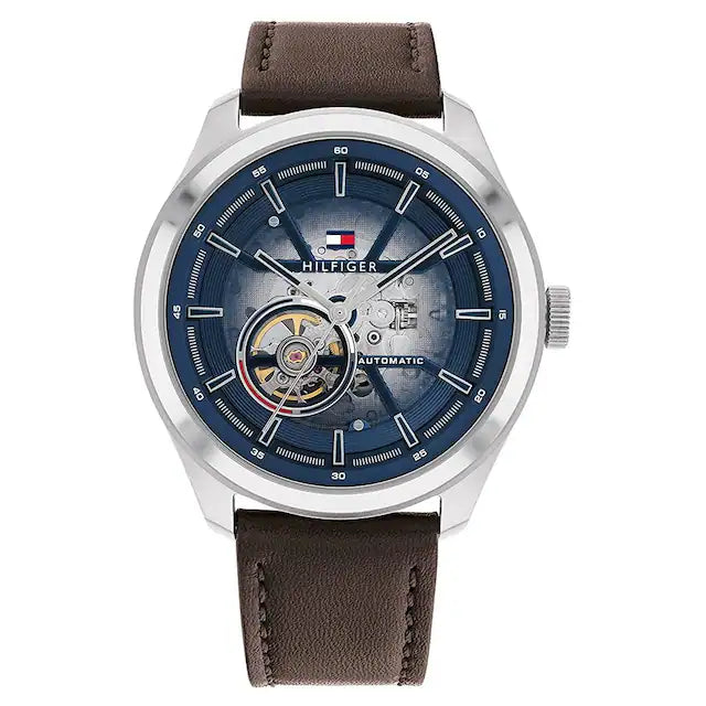 Tommy Hilfiger Blue Dial Automatic Watch for Men