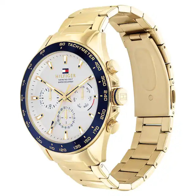 Tommy Hilfiger Silver Dial Stainless Steel Strap Watch for Men