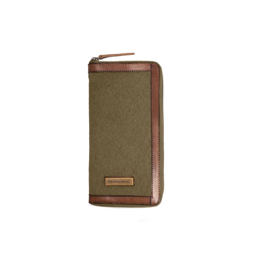 DRAKENSBERG Travel Wallet »Travis« Olive-Green