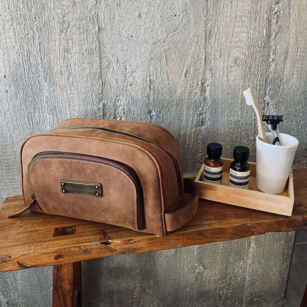 DRAKENSBERG Dopp Kit »Ben« Havana-Brown