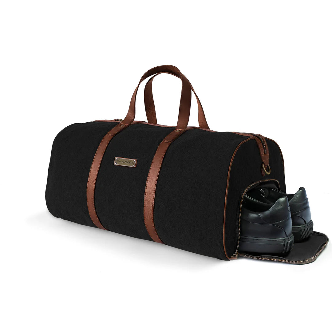 DRAKENSBERG Set/2 Duffle bag »Toby« & Dopp Kit »Glen« Black