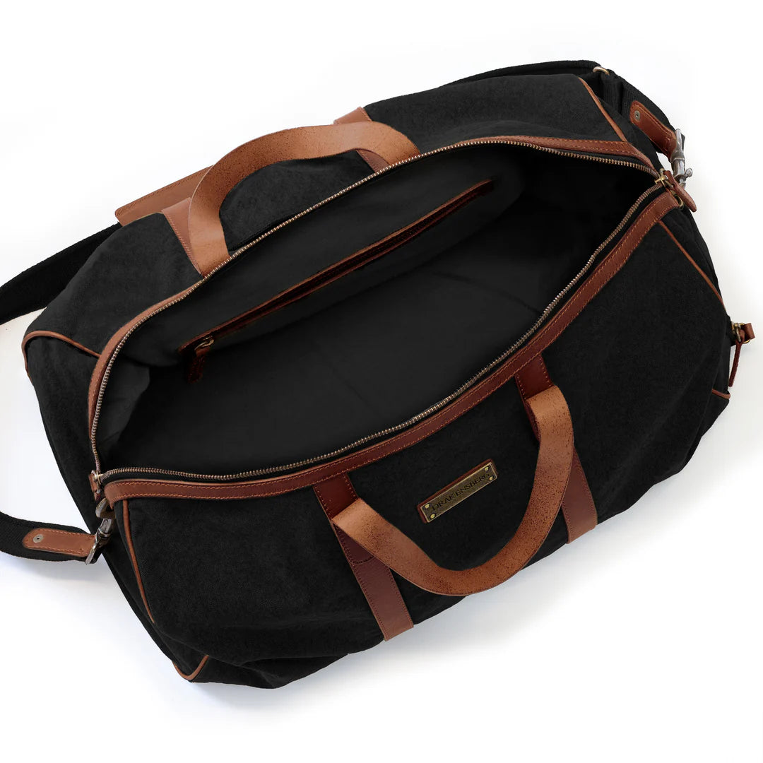 DRAKENSBERG Set/2 Duffle bag »Toby« & Dopp Kit »Glen« Black