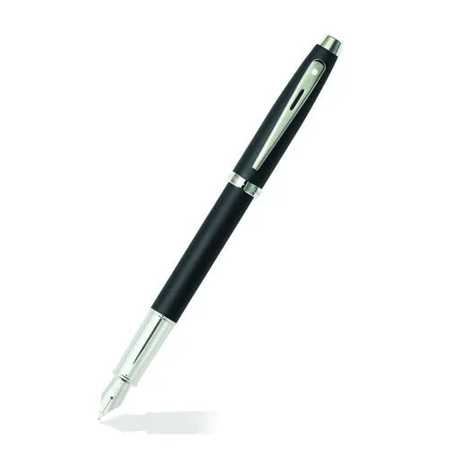 Sheaffer Pen Gift 100 - a 9317 - Matte Black With Nickel Plate Trim Fp