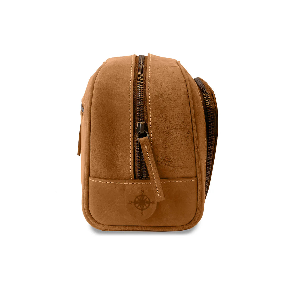 DRAKENSBERG Dopp Kit »Ben« Cognac-Brown