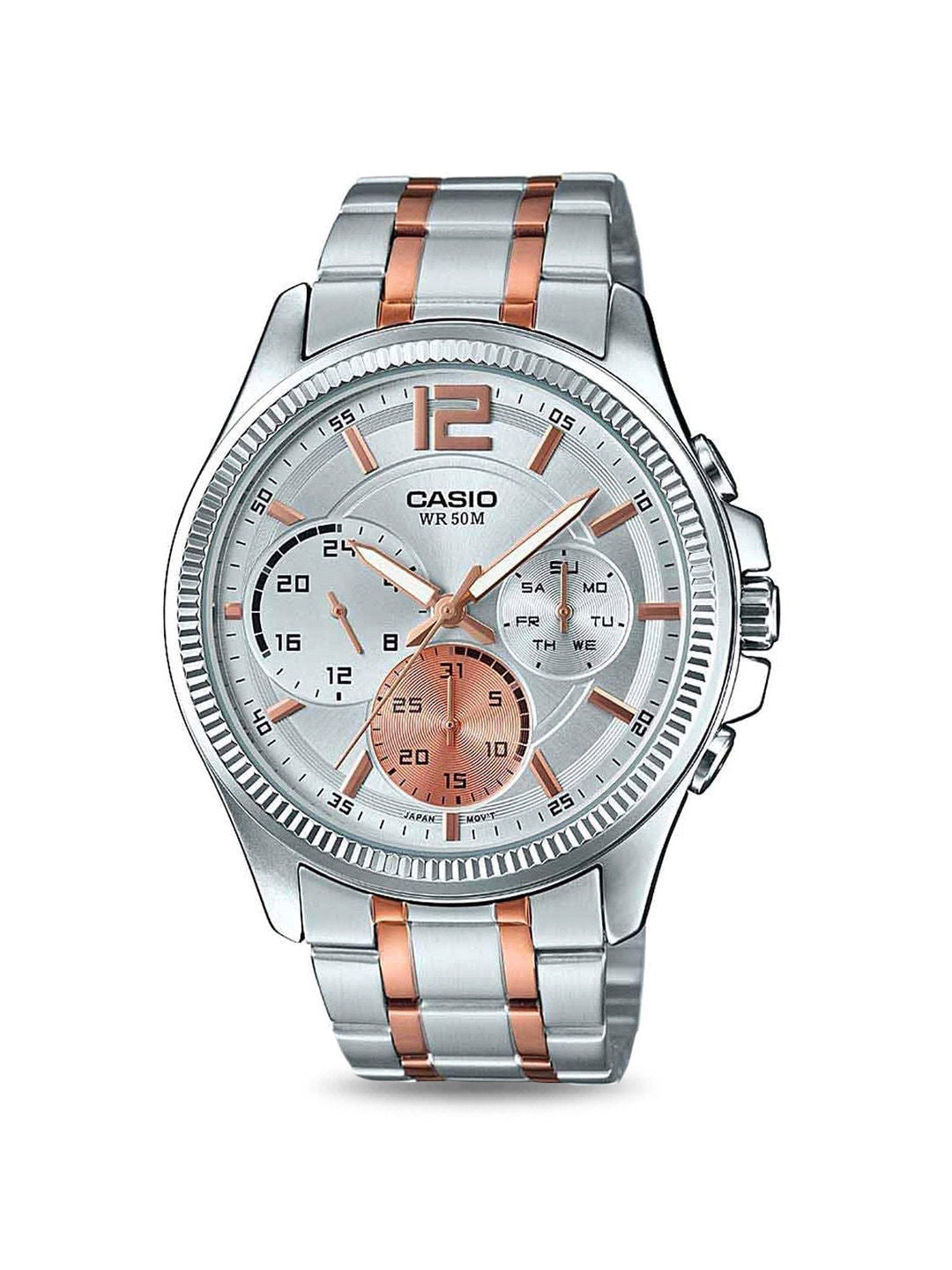 Casio MTP-E305HRG-7AVIF Enticer Analog Watch for Men (A1662)